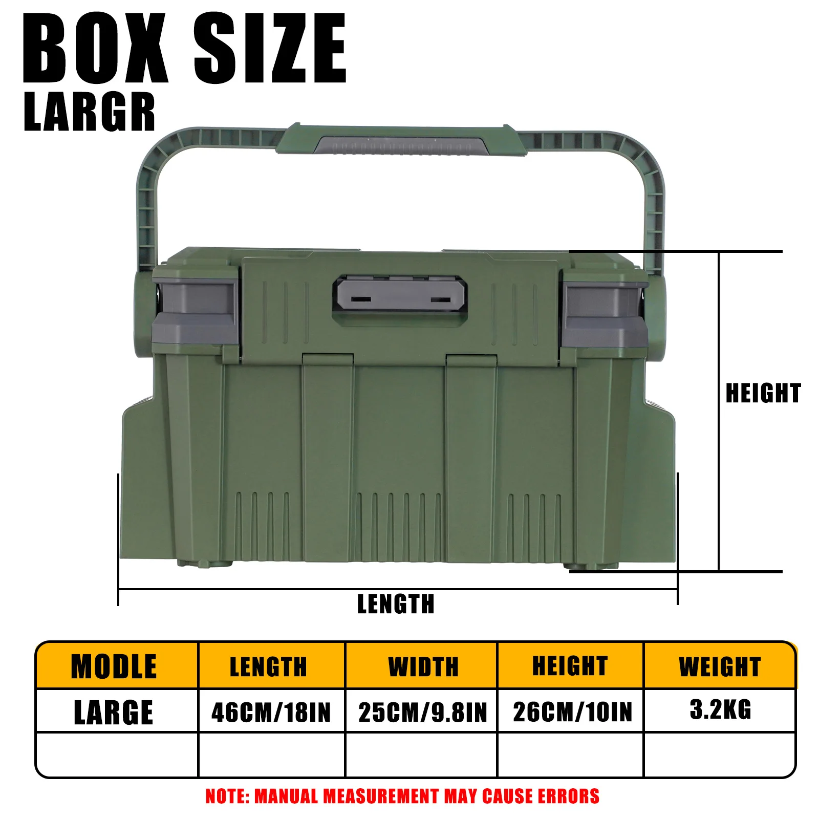 Caja de Pesca Multicompartimento para Señuelos