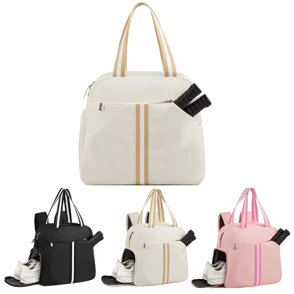 Bolsa hombro pickleball nailon impermeable con compartimento calzado - imagen 5