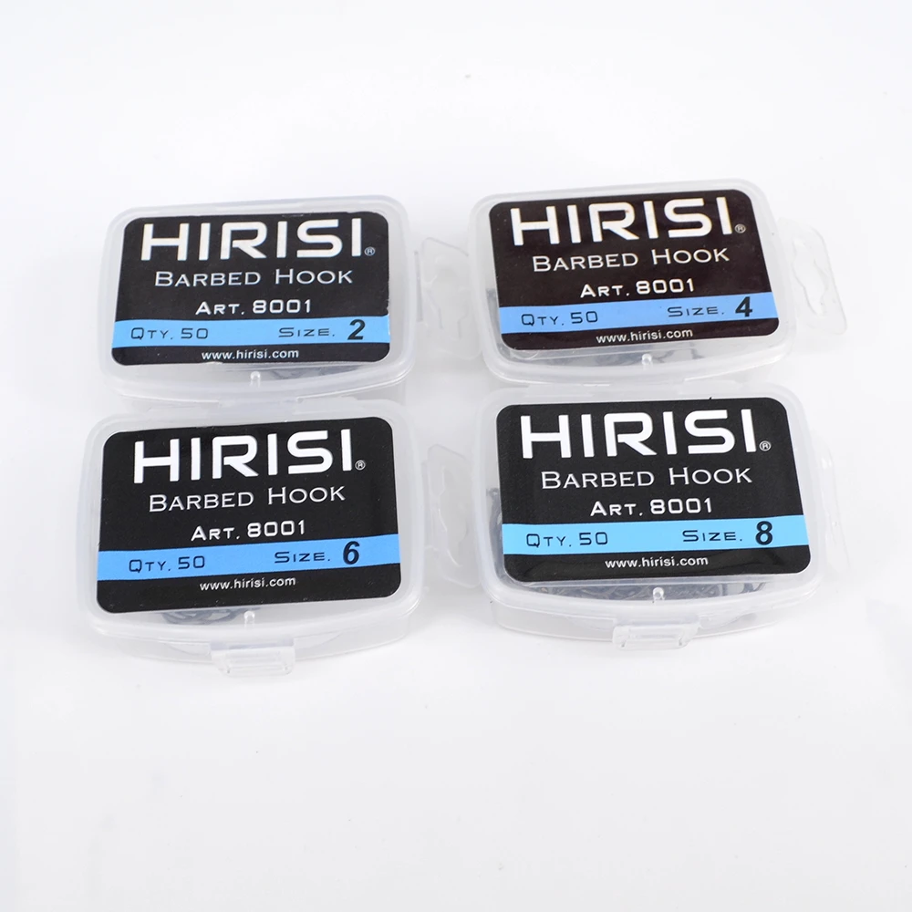 Anzuelos de carpa Hirisi 8001 – Acero al carbono con púas - imagen 5