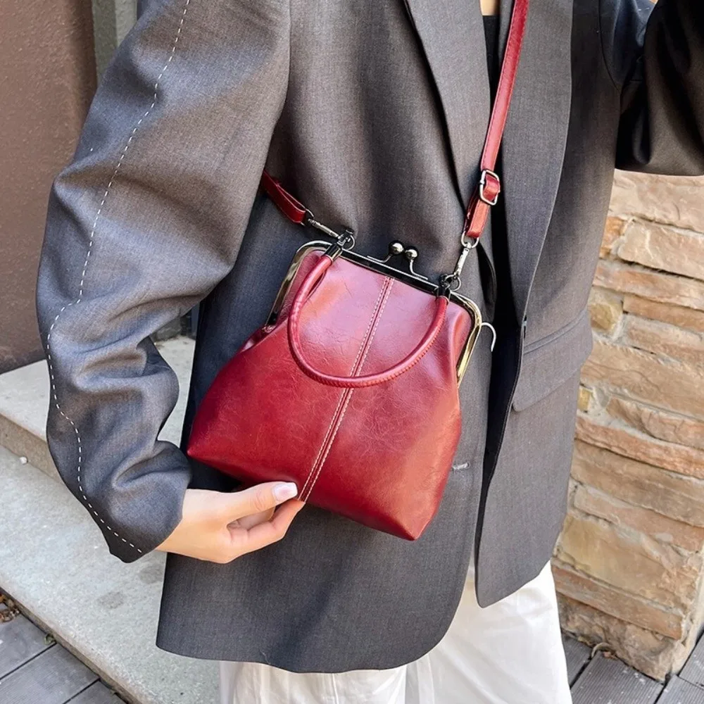 Bolso bandolera impermeable estilo retro de gran capacidad mujer - imagen 2