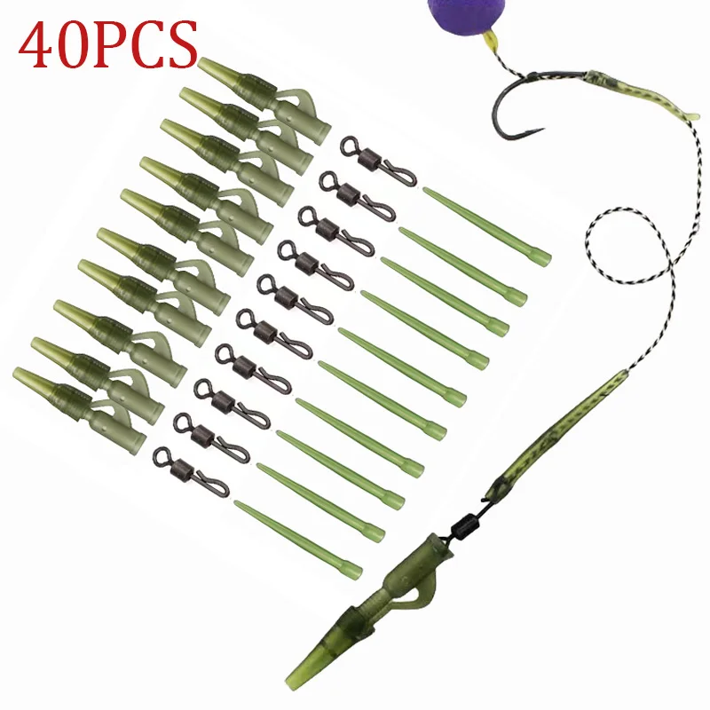 Clips de plomo cambio rápido antienredos para pesca carpa - imagen 2