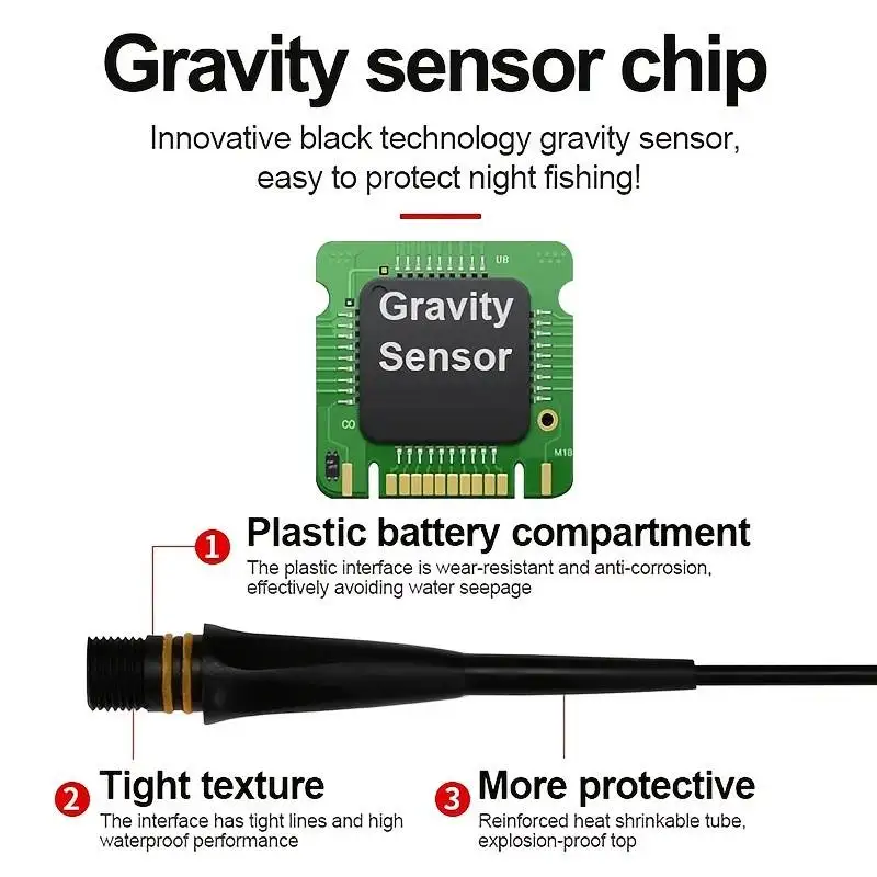 Sensor de gravedad detectando picada con cambio de color LED