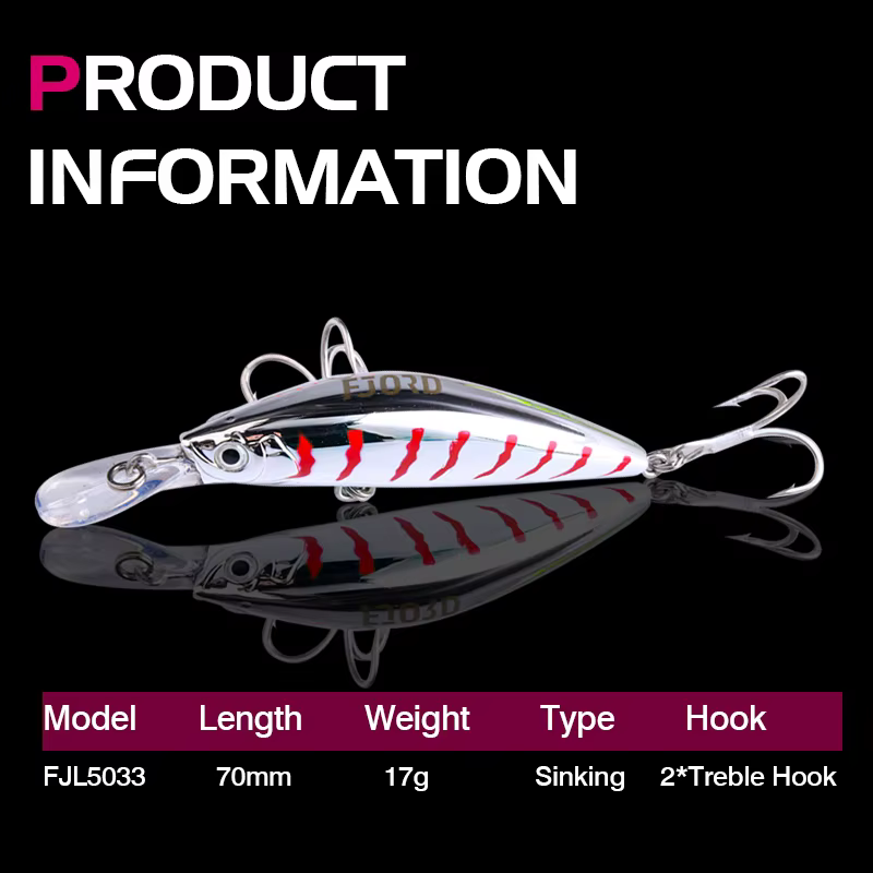 FJORD Señuelo Hundidor Láser para Pesca en Mar – Colores Variados - imagen 5