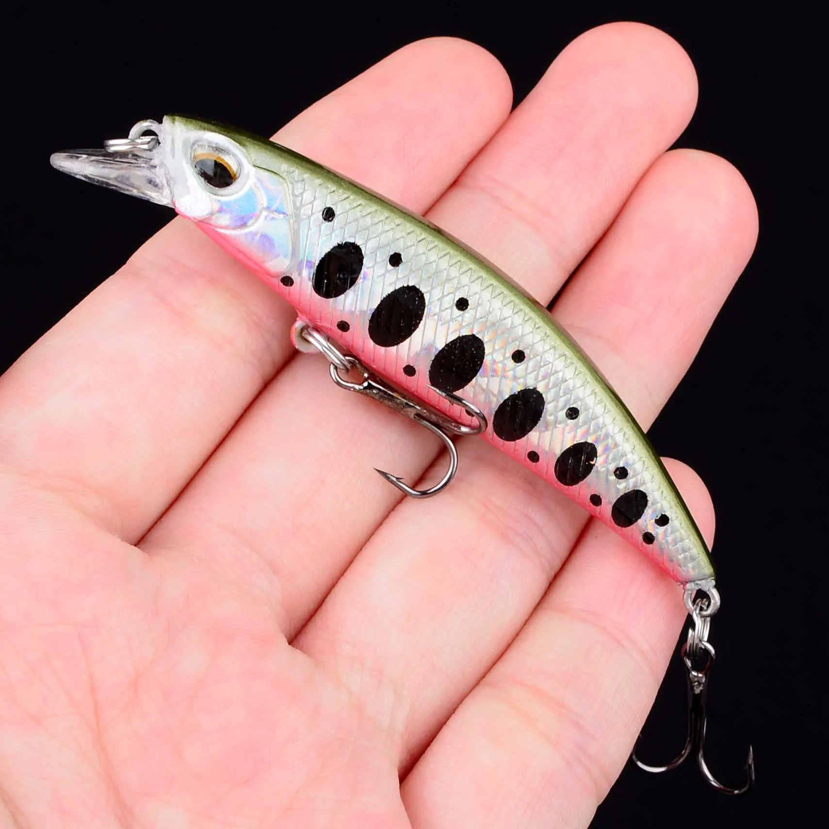 Presentación del cebo duro minnow wobbler