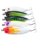 Popper de superficie Crankbait Wobbler duro con ojos 3D