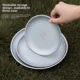 Plato de titanio apilable ultraligero para vajilla camping - imagen 2