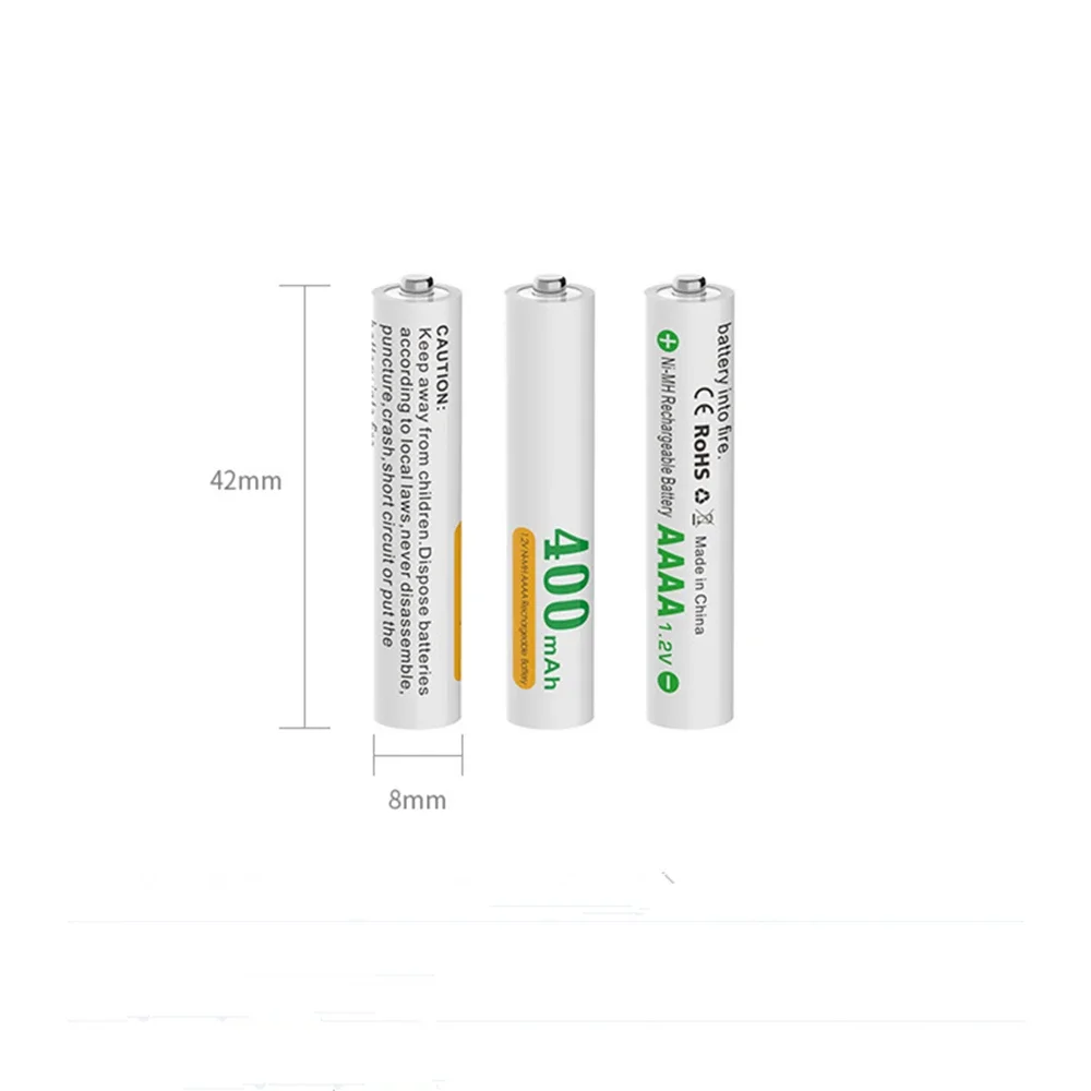 Stylus Batería Recargable AAAA Ni-MH 1,2V 400mAh con Cargador - imagen 2