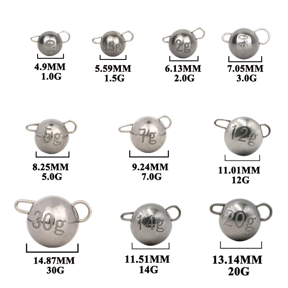 Plantilla tungsteno Cheburashka – pesas de plomo para pesca