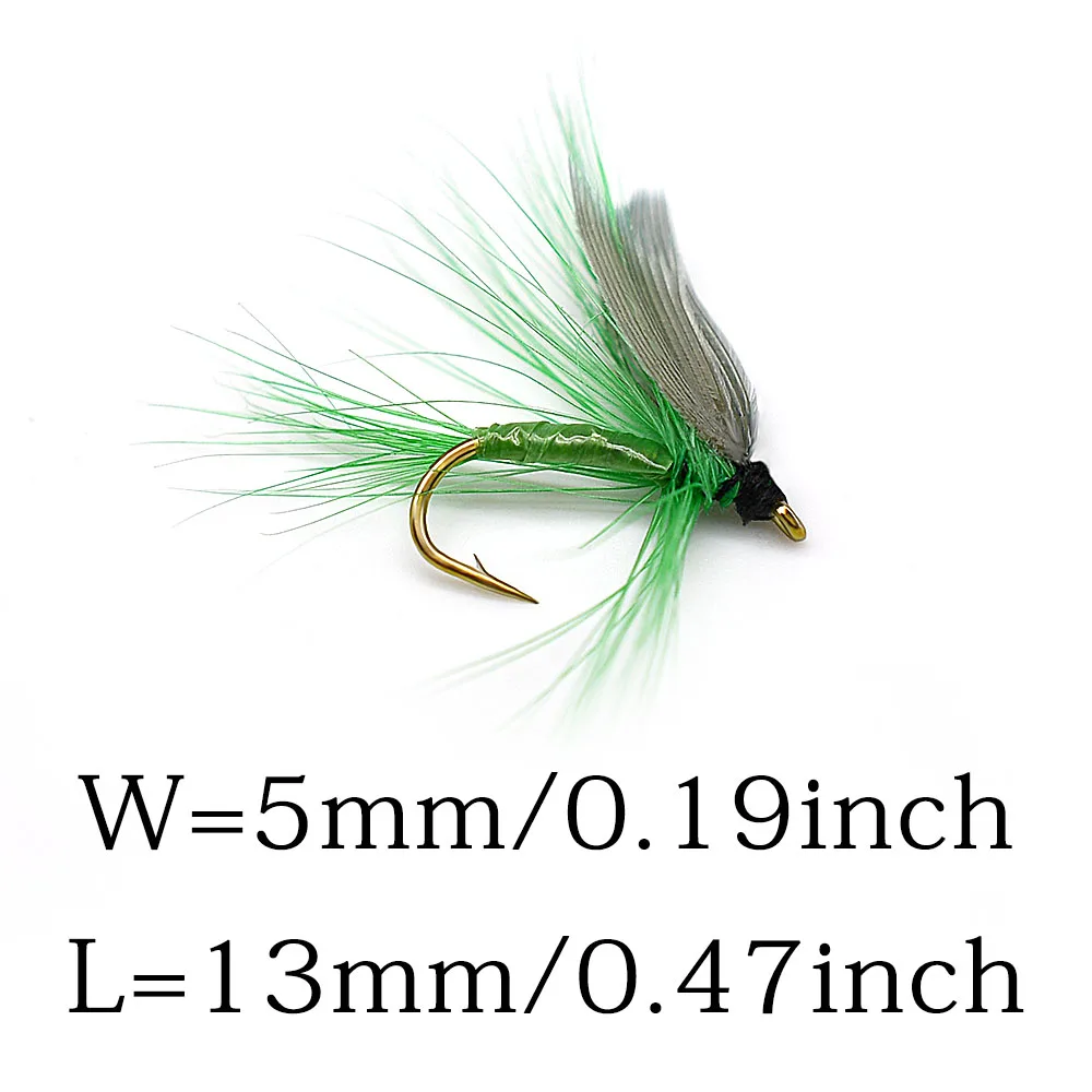 MNFT Mosca Green Mayfly Mosquito Nymph para pesca - imagen 3