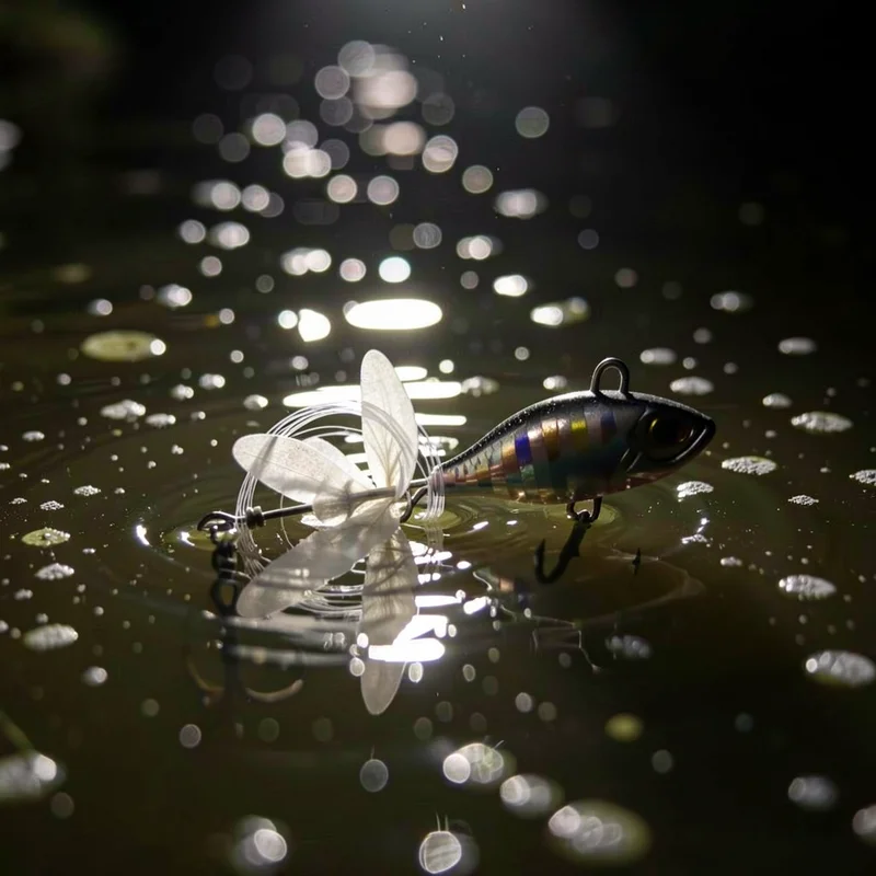 Señuelo giratorio VIB con hélice para lucio en mar y agua dulce - imagen 5