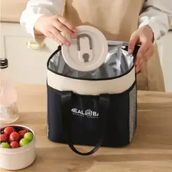 Bolsa térmica Oxford impermeable de aluminio para almuerzo