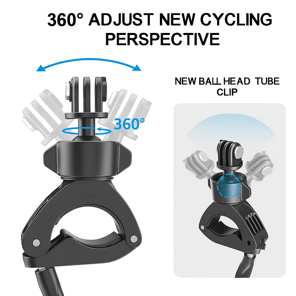 Soporte para manillar de bici cámara de acción Insta360, GoPro y DJI - imagen 2
