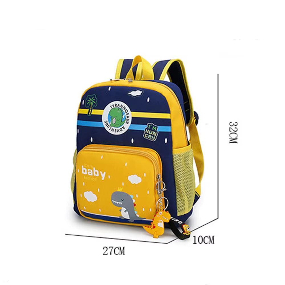 Mochila infantil de dinosaurio impermeable para jardín de niños