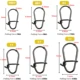 Emerillones rápidos Duo Lock inox negro giratorios para señuelos - imagen 4