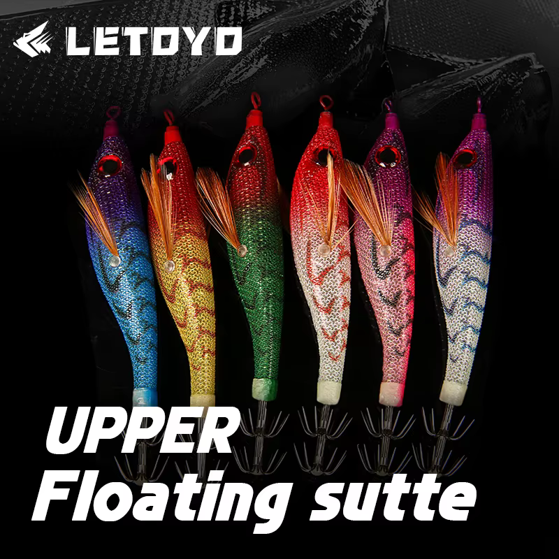 LETOYO Egi flotante Señuelo calamar glow - imagen 2