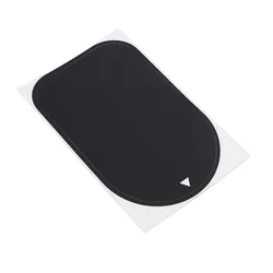 Pegatinas PVC para válvulas de bicicleta negras, tres capas