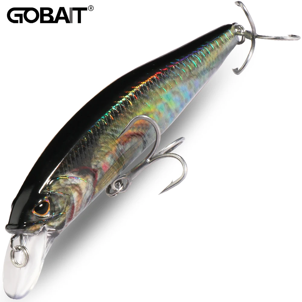 Minnow sinking 19g jerkbait con anzuelos triples