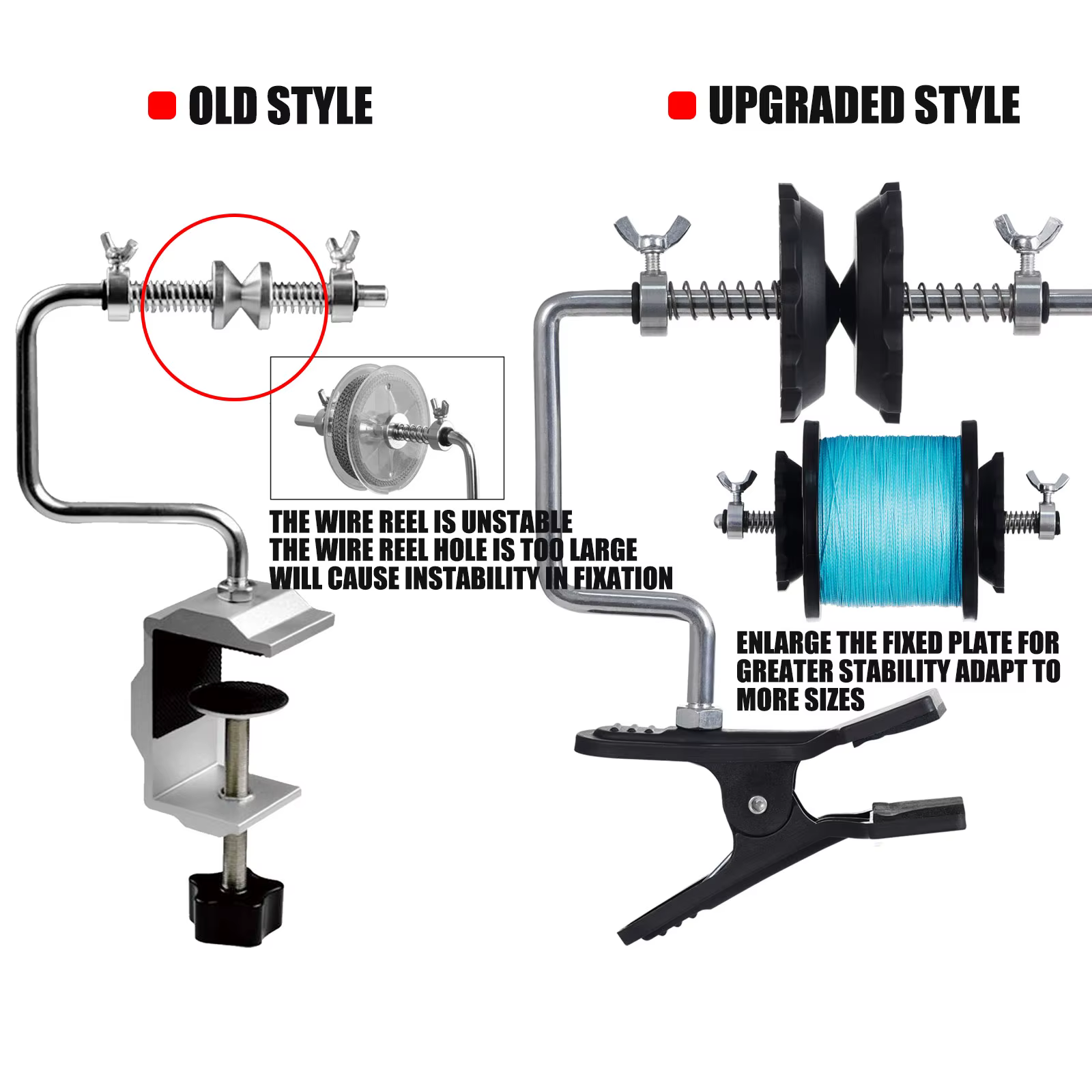 Bobinadora portátil – Máquina de bobinado para carrete baitcast - imagen 4