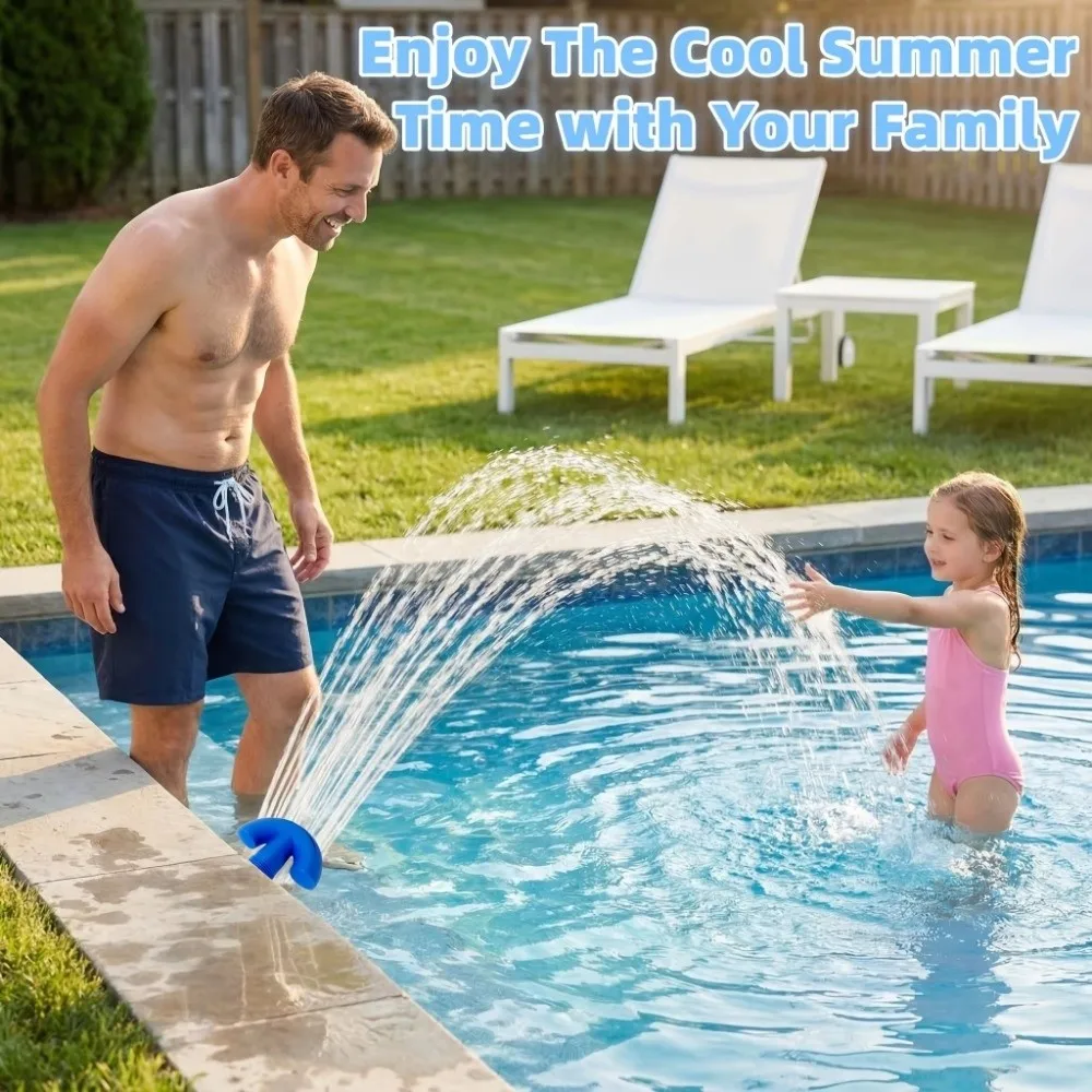Aspersor de fuente roscado para cascada universal en piscina - imagen 5