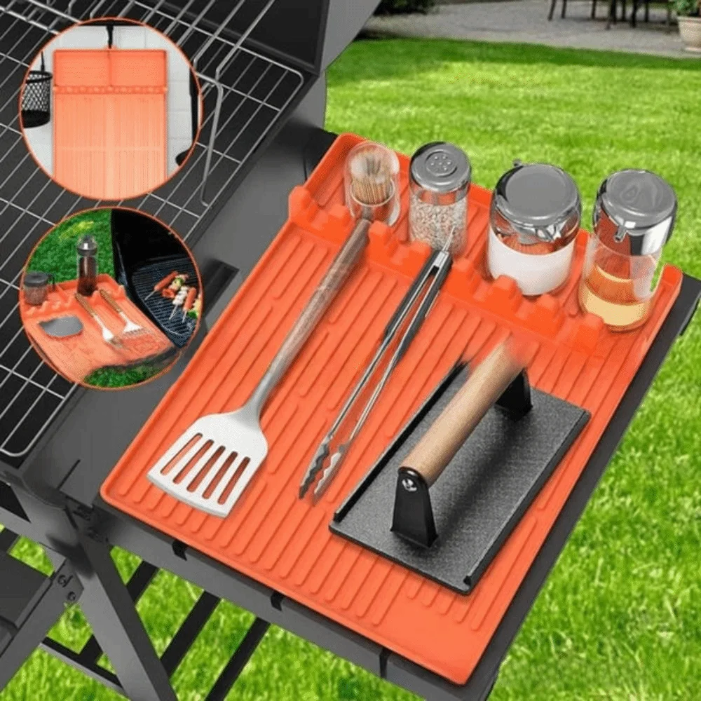 Alfombrilla para parrilla BBQ antiadherente resistente al calor - imagen 4