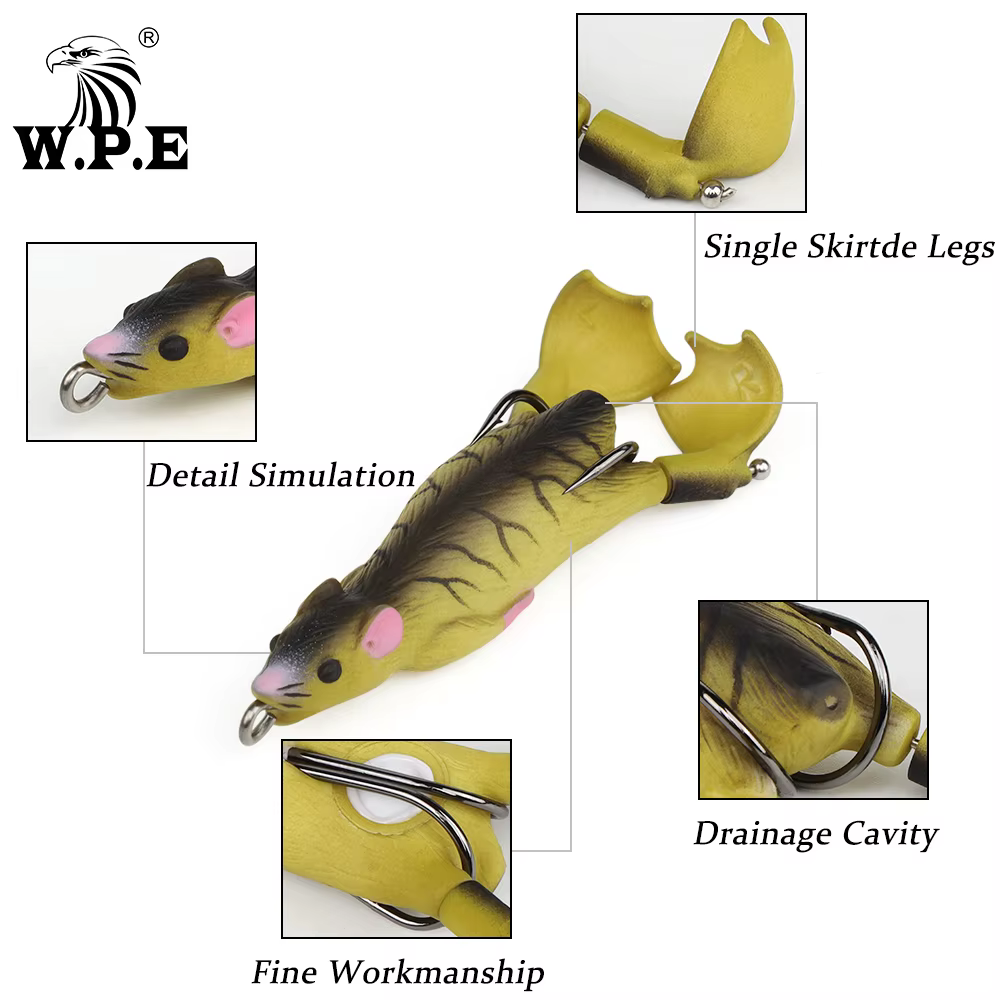 W.P.E Ratón Flotante Topwater – Señuelo Superficie - imagen 5