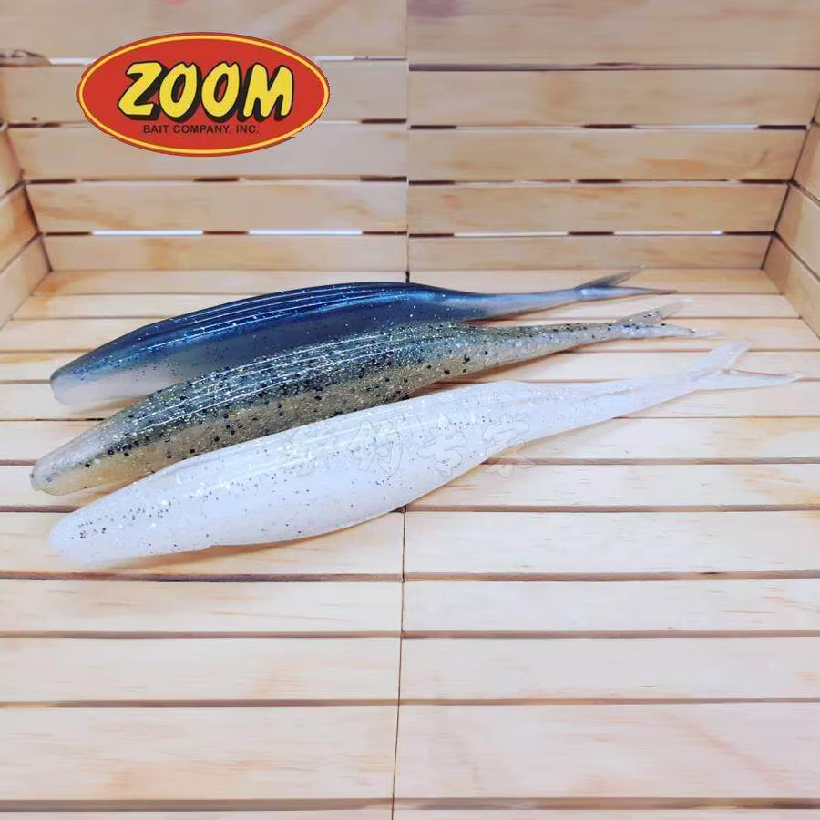 ZOOM Classic Super Fluke vinilo jerkbait de cola partida - imagen 4