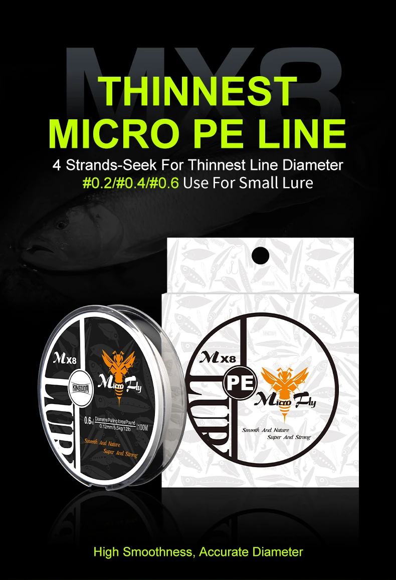 Bobina del sedal Kingdom Micro Fly THINNER