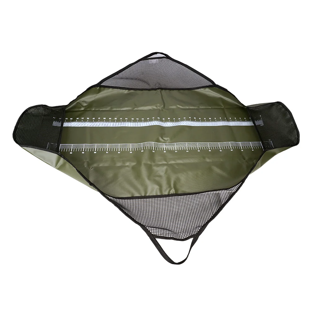 Báscula de pesca plegable 120 cm con malla camuflaje y asa - imagen 3