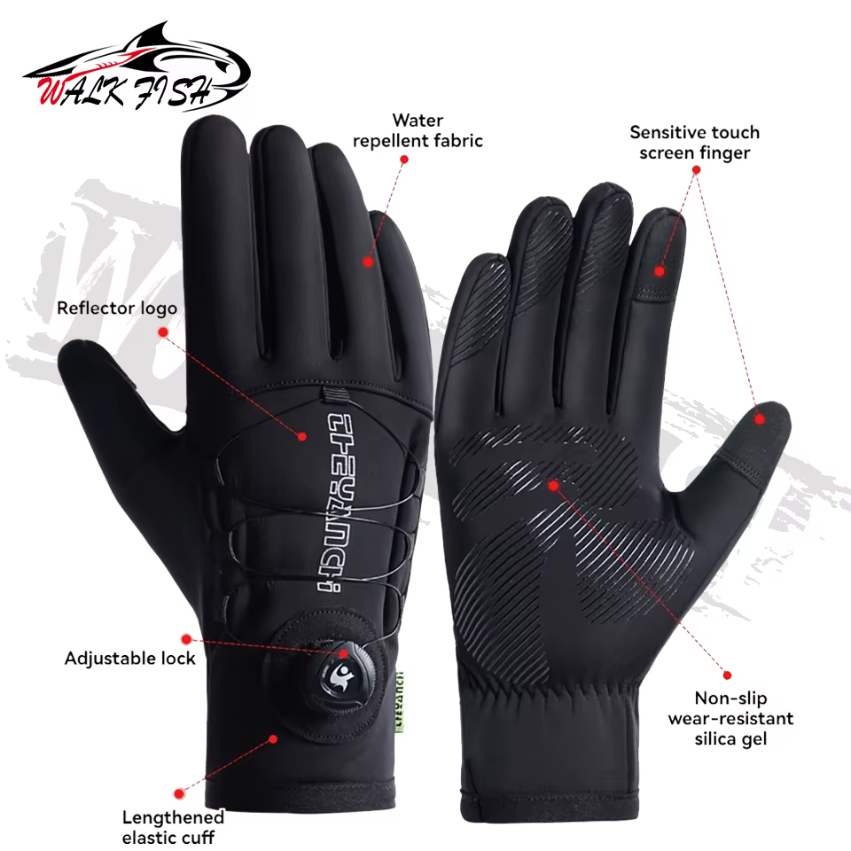 Guantes WALK FISH invierno – Cálidos, impermeables y táctiles - imagen 2