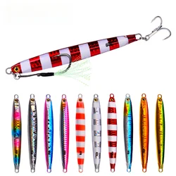PRO BEROS Long Cast Jig metálico luminoso que se hunde