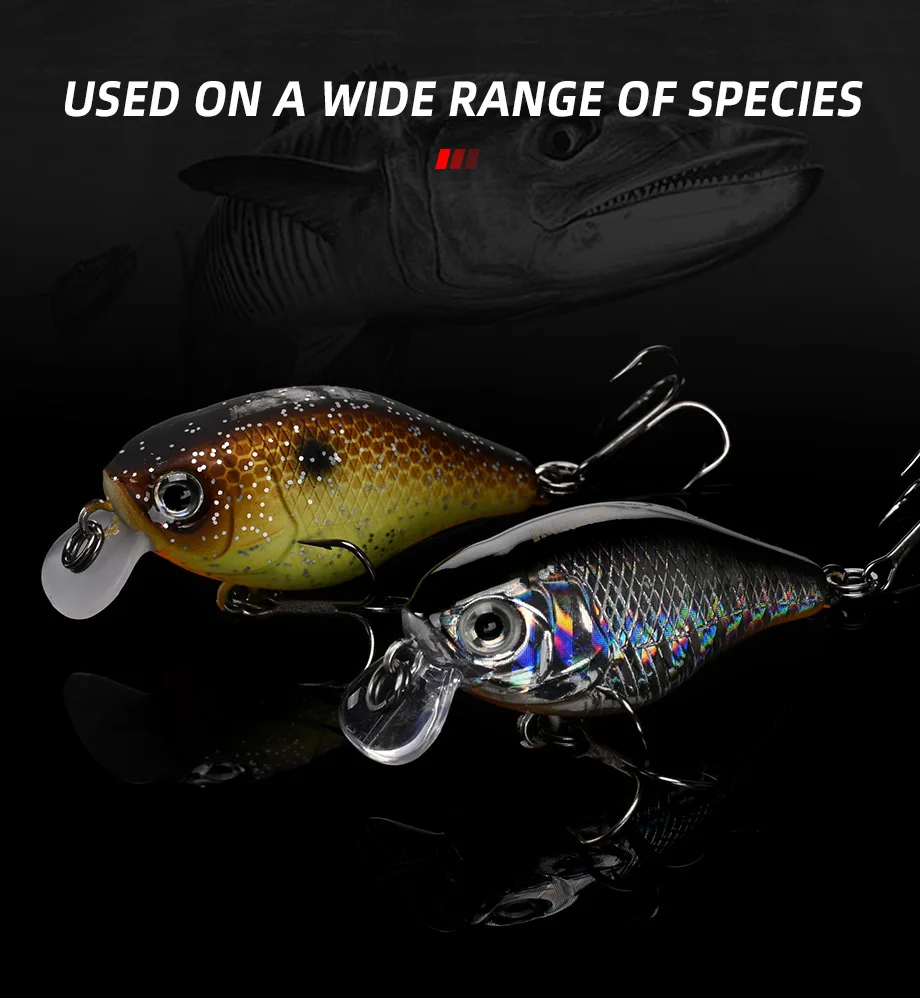 Vista lateral del crankbait
