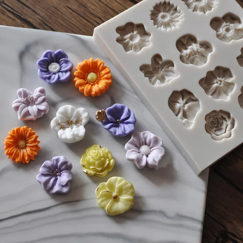 Molde Flor Girasol Silicona – Para Señuelos Artesanales de Pesca - imagen 3