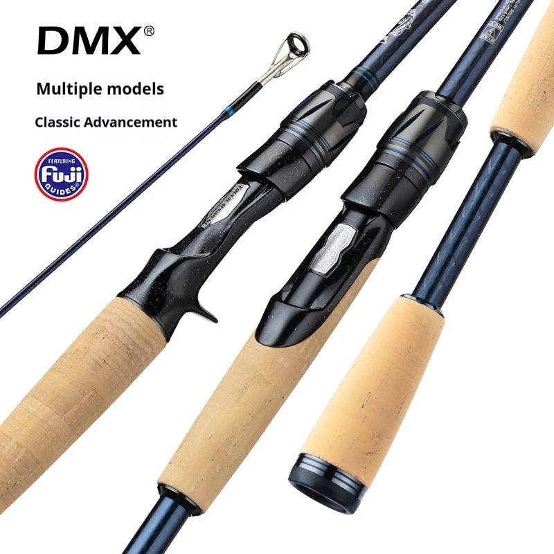 Caña de señuelo DMX CAVALRY con mango recto Fuji Gun Handle carbono