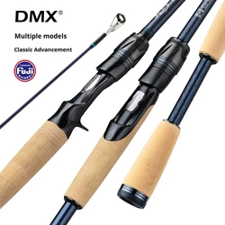 Caña de señuelo DMX CAVALRY con mango recto Fuji Gun Handle carbono