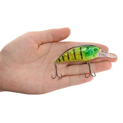 Crankbait aromático con sonajero biónico flotante para lucio