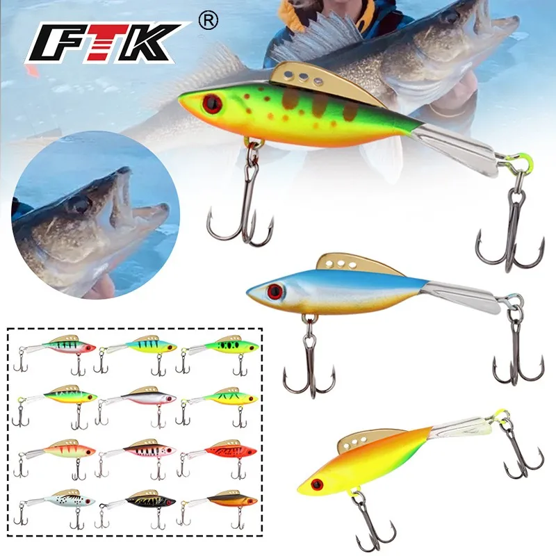 Anzuelo Triple FTK Acero Carbono 3D – Para Pesca en Hielo