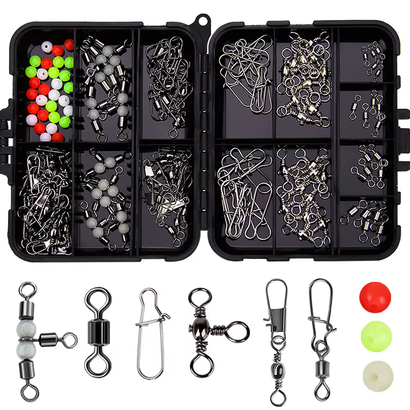 Kit de Pesca a Roca Completo con Anzuelos, Plomos y Emerillones