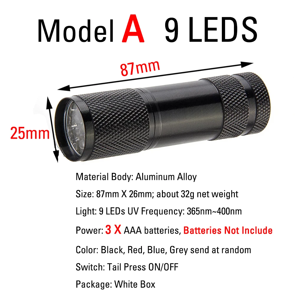 ICERIO Linterna UV para atar moscas y curar resinas - imagen 4