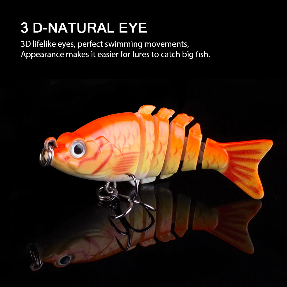 Señuelo Artificial Articulado 6cm - Wobbler realista para pesca - imagen 4