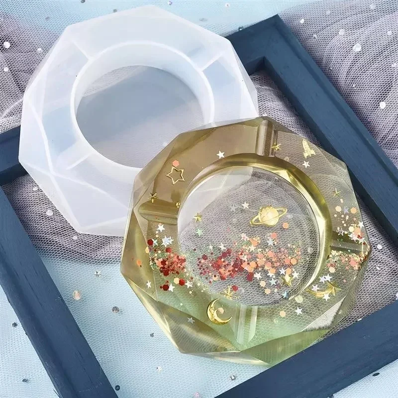 Detalle del molde para manualidades de resina
