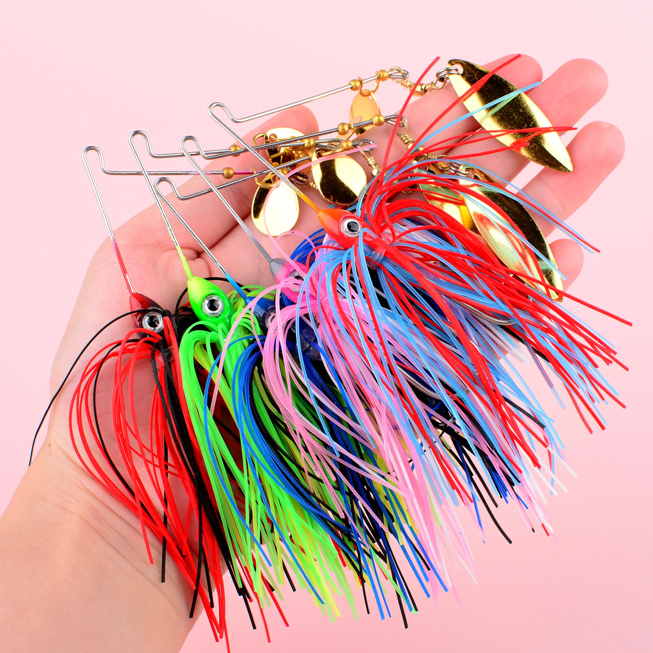 Spinnerbait tipo chatterbait 8.8 cm y 11 g