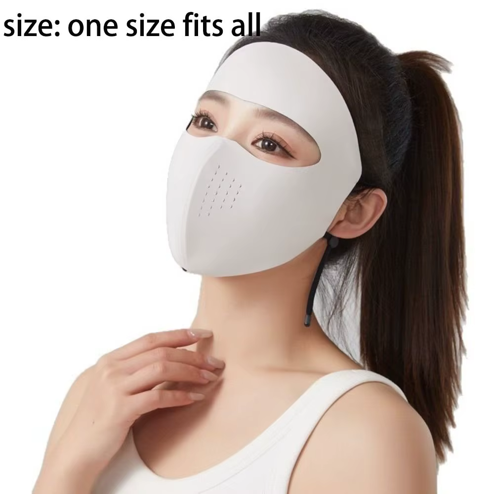 Máscara facial sin costuras con protección UV