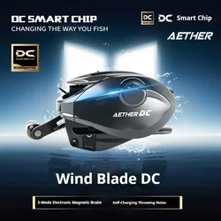 Mavllos Wind-Blade DC Carrete Baitcaster para Lubina
