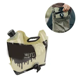 Bolsa de agua plegable con grifo gran capacidad reutilizable