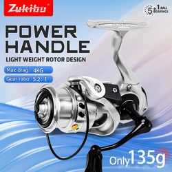 Zukibo Hoguang Carrete Spinning 4 kg – 5+1 rodamientos