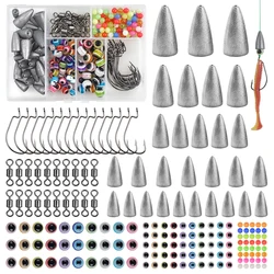 Kit Carolina Rig con anzuelos, barrilete, cuentas y plomos