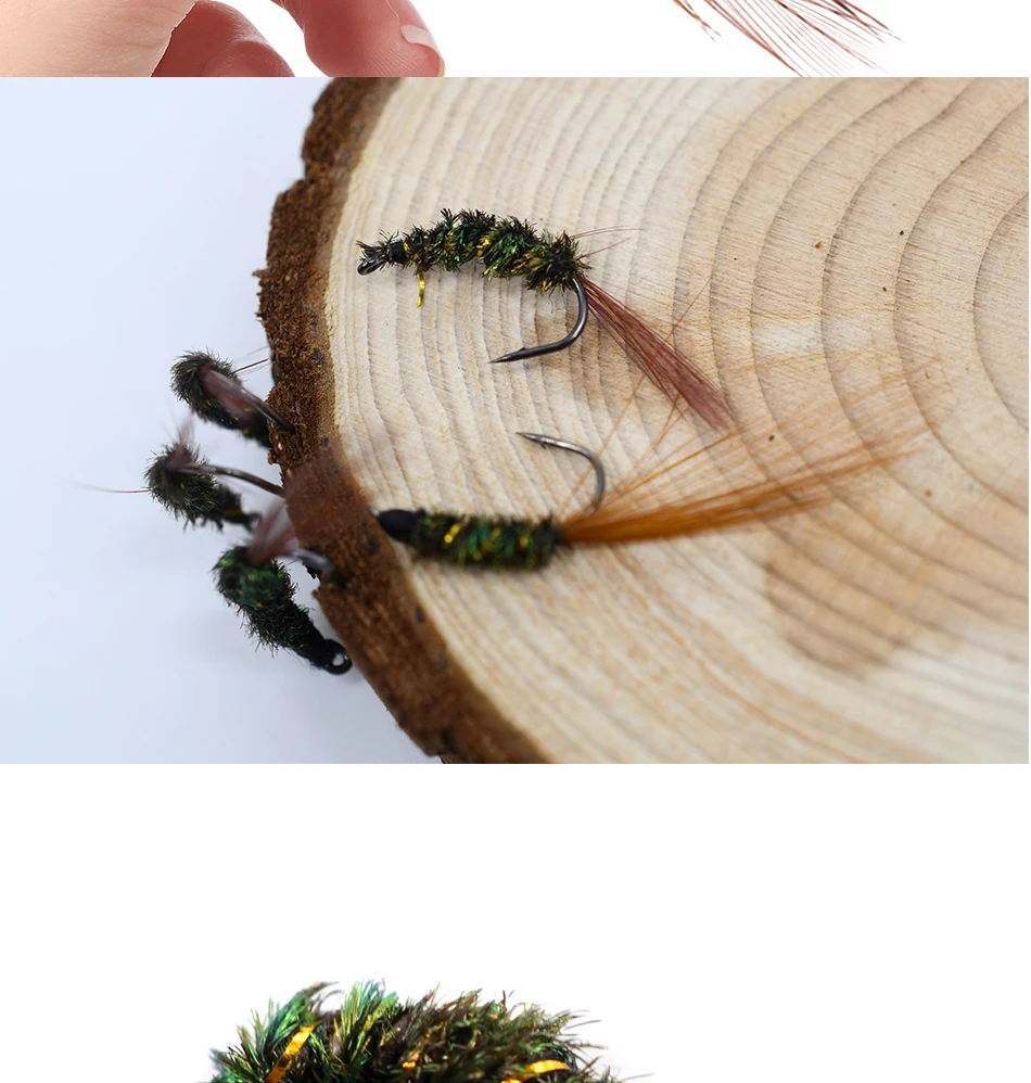 Diferentes ángulos de las moscas MNFT 10PCS