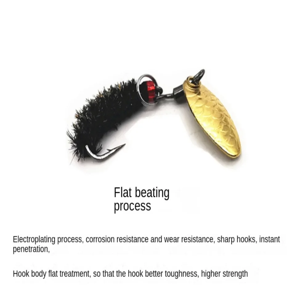 Kit pesca con mosca trucha – Spinner biónico y señuelos natación - imagen 5