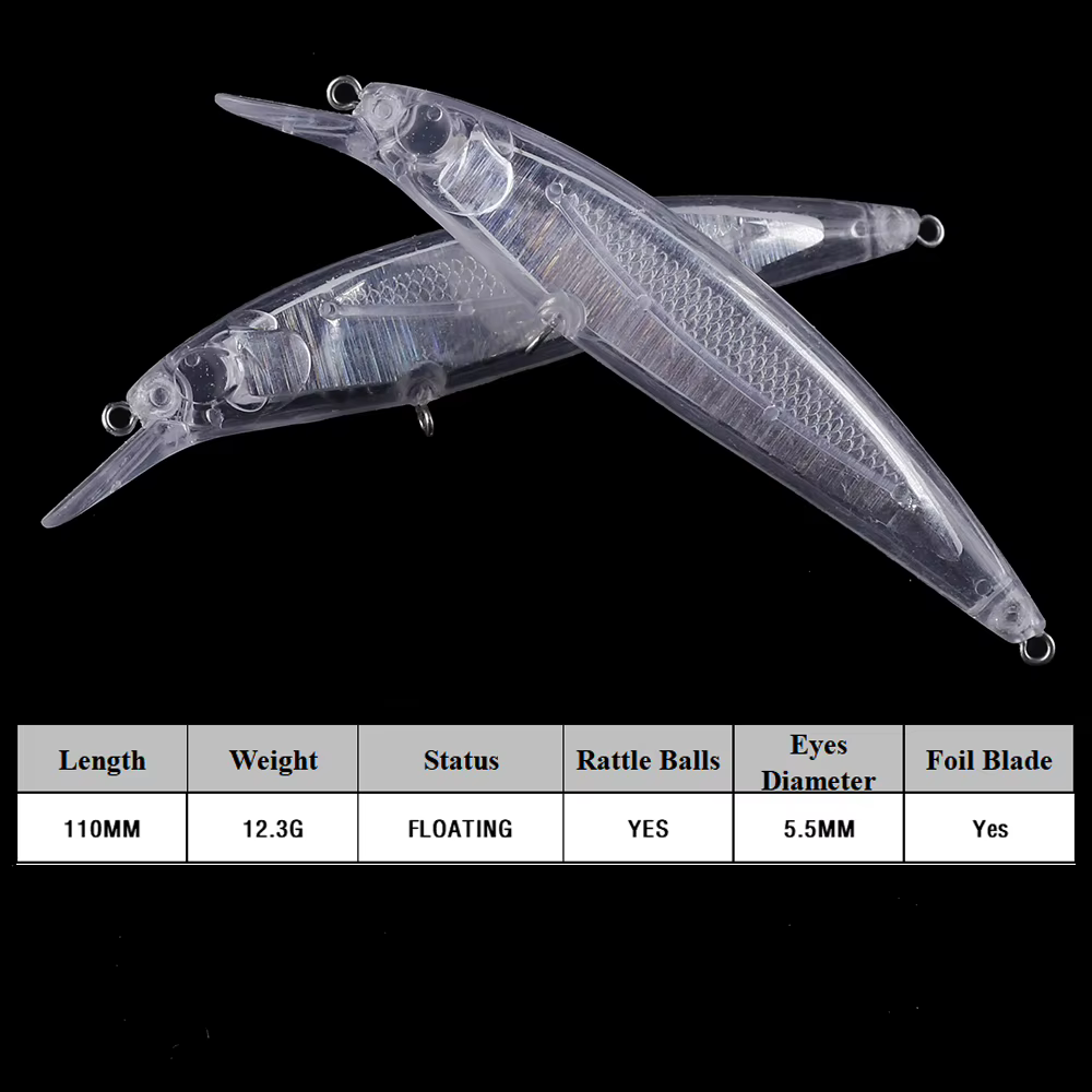 Señuelo Minnow Chan'sHuang – Acabado natural para pesca - imagen 5