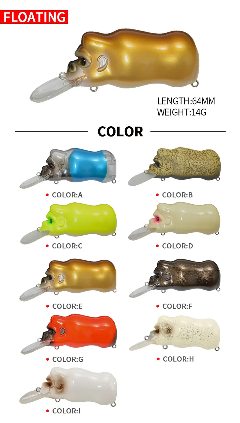 Opción de colores para depredadores